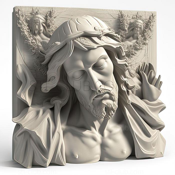 3D model st jesus (STL)